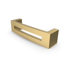 Kitchen Cabinet Handle Flat Bronze PNG & PSD Images