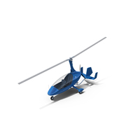 Autogyro Rotorcraft Blue Simple Interior PNG & PSD Images