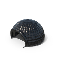 Inflatable Dome Tent Black PNG & PSD Images