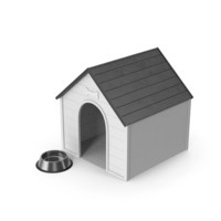 Dog House And Food Bowl PNG & PSD Images