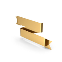 Gold Ribbon Label PNG & PSD Images