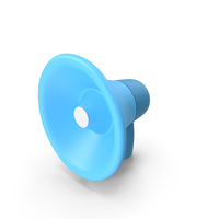 Blue Megaphone Icon PNG & PSD Images
