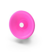Pink Megaphone Diagonal Icon PNG & PSD Images