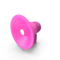 Pink Megaphone Icon PNG & PSD Images