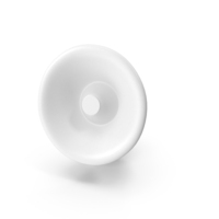 White Megaphone Diagonal Icon PNG & PSD Images