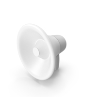 White Megaphone Icon PNG & PSD Images