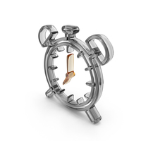 Glass Alarm Clock Icon PNG & PSD Images