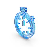 Glass Stopwatch Icon PNG & PSD Images