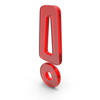 Glass Exclamation Mark Icon PNG & PSD Images