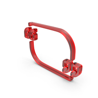 Glass Inverted Commas With Curved Box Icon PNG & PSD Images