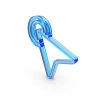 Glass Mouse Click Icon PNG & PSD Images