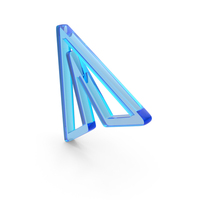 Glass Send Message Outline Icon PNG & PSD Images