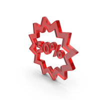 Glass Sale Fifty Percent Off Icon PNG & PSD Images
