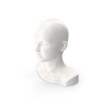 Woman Mannequin Head Eyes Close White PNG & PSD Images