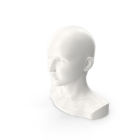 Woman Mannequin Head Eyes Open White PNG & PSD Images