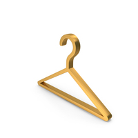 Gold Cloth Hanger Icon PNG & PSD Images