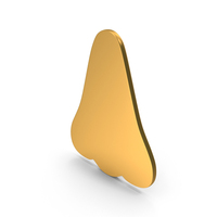 Gold Nose Icon PNG & PSD Images