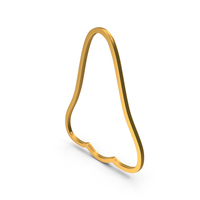 Gold Nose Outline Icon PNG & PSD Images