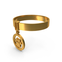 Gold Pet Collar Icon PNG & PSD Images