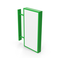 Green Wall Mount Street Billboard PNG & PSD Images