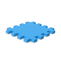 Blue Puzzle Mat PNG & PSD Images