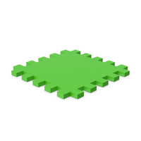 Green Puzzle Mat PNG & PSD Images