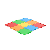 Playground Colored Puzzle Mats PNG & PSD Images