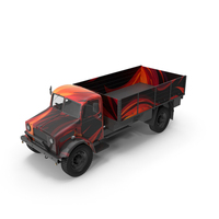 Vintage Truck Pattern PNG & PSD Images