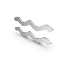 Aquarius Astrology Symbol Silver PNG & PSD Images
