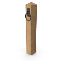 Hitching Post With Ring Painted PNG & PSD Images