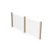 Wire Fence And Wood Slabs PNG & PSD Images