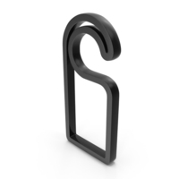 Black Door Hanger Icon PNG & PSD Images