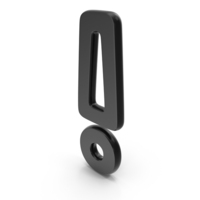 Exclamation Mark Icon Black PNG & PSD Images