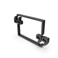 Black Inverted Commas With Quotation Box Icon PNG & PSD Images