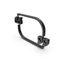 Quotation Curved Box Icon Black PNG & PSD Images