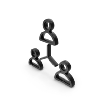 Black Teamwork Icon PNG & PSD Images