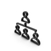 Business Teamwork Icon Black PNG & PSD Images