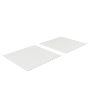 Business Cards Straight Corner Blank White PNG & PSD Images