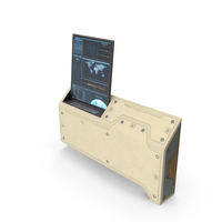 Sci-Fi Computer Terminal PNG & PSD Images
