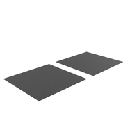 Business Cards Straight Corner Blank Black PNG & PSD Images