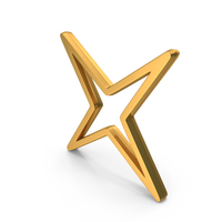 Gold Delete Mark Icon PNG & PSD Images