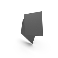 Business Cards Straight Corner Blank Black PNG & PSD Images