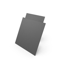 Business Cards Straight Corner Blank Black PNG & PSD Images