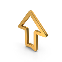 Gold Arrow Icon PNG & PSD Images