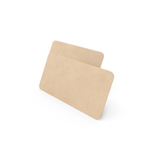 Business Cards Round Corner Blank PNG & PSD Images