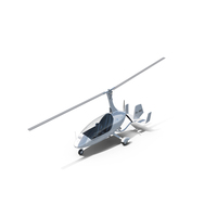 Autogyro Calidus 912 White PNG & PSD Images