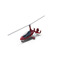 Calidus 912 Autogyro Red Simple Interior PNG & PSD Images