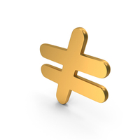 Gold Not Equal To Icon PNG & PSD Images