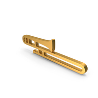 Gold Trombone Icon PNG & PSD Images
