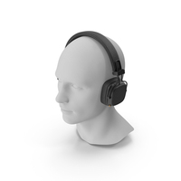 Headphones on Mannequin Head PNG & PSD Images